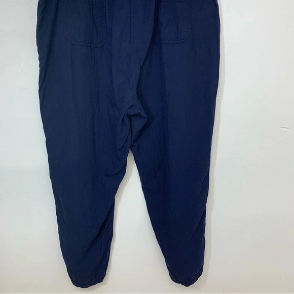 J Jill Pants Woman Sz  22 Blue  Pockets Front Zip   Elastic High Waist - Picture 4 of 13